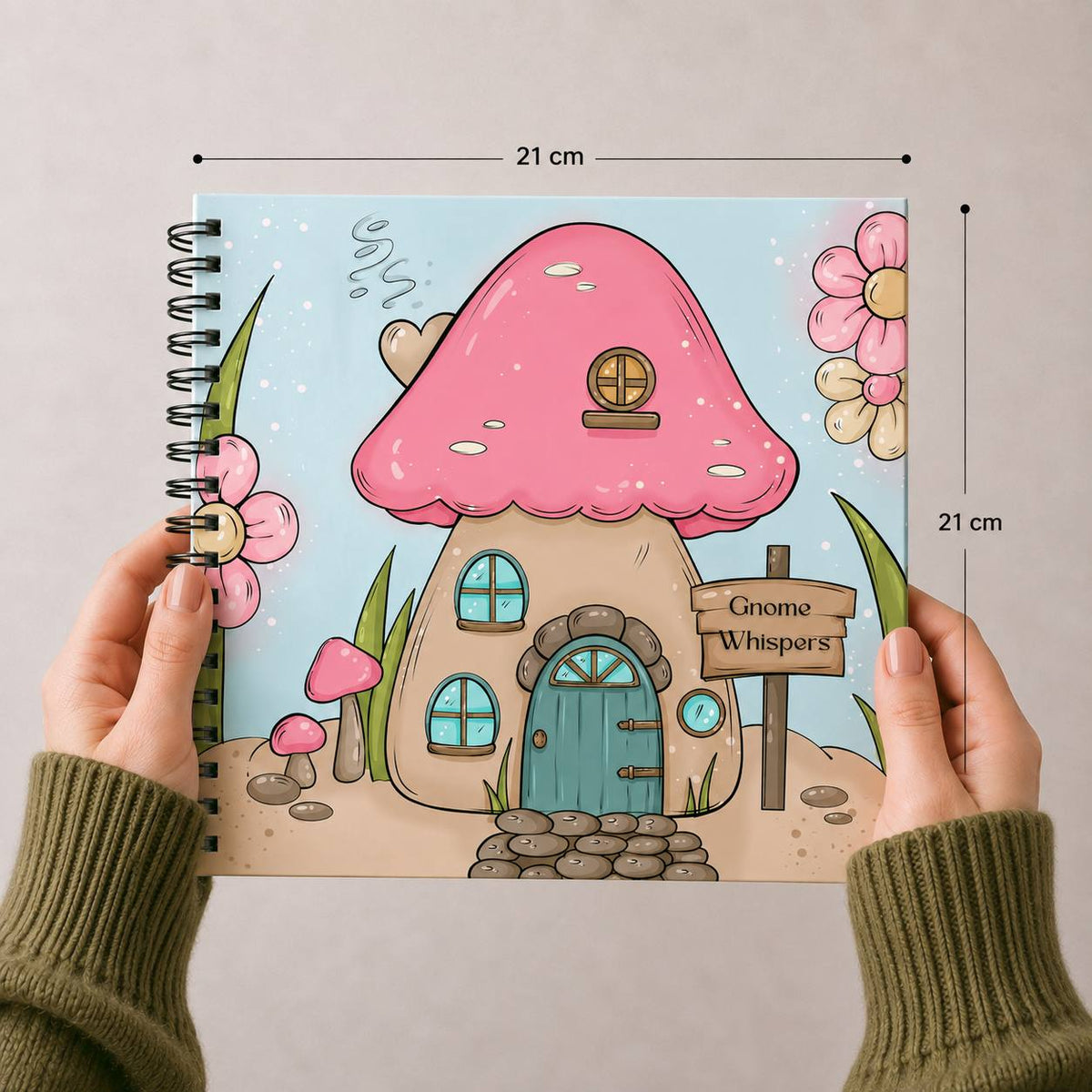 Gnome Whispers – Paper Dolls Activity Book (Velcro Dress-Up, 2 Dolls, 56 Accessories) | Spring Acorn